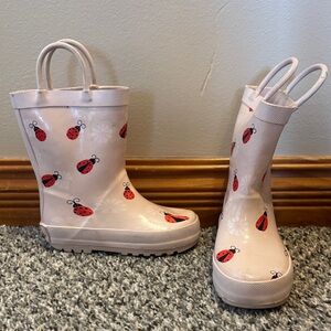 Foxfire Ladybug Kids' Rain Boots - Light Pink